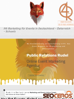 pr-marketing.events tablet Vorschau