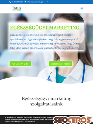 praxismarketing.hu/egeszsegugyi-marketing tablet Vista previa