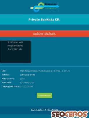 private-bankhaz-kft.cegteszt.eu tablet preview