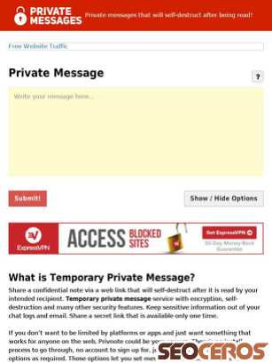 privatemessages.co tablet prikaz slike