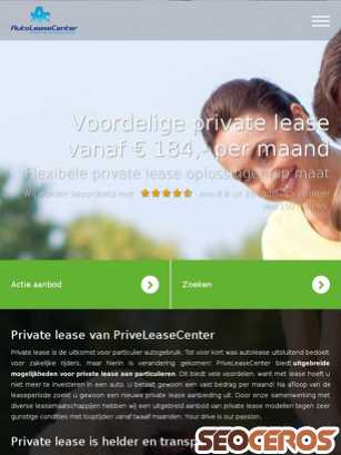 priveleasecenter.nl tablet vista previa