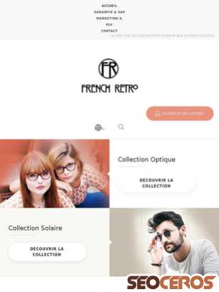 pro.frenchretro.com/fr tablet náhľad obrázku