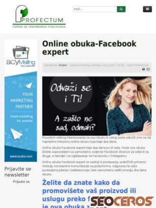 profectum.rs/eclass/facebook-expert.html tablet anteprima