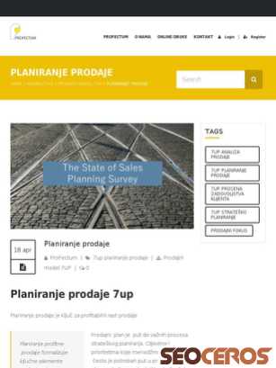 profectum.rs/planiranje-prodaje tablet anteprima