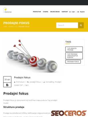 profectum.rs/prodajni-fokus tablet vista previa