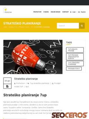 profectum.rs/stratesko-planiranje tablet förhandsvisning