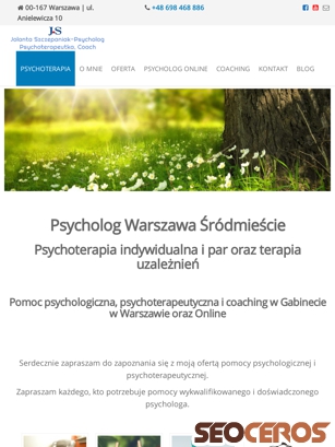 profesjonalna-terapia.pl tablet Vista previa