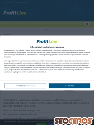 profitline.hu tablet náhľad obrázku