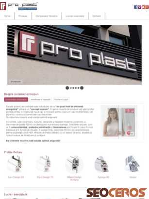 proplastgroup.ro tablet preview