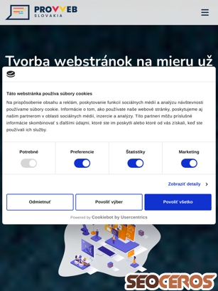 beta.proweb-slovakia.sk tablet vista previa