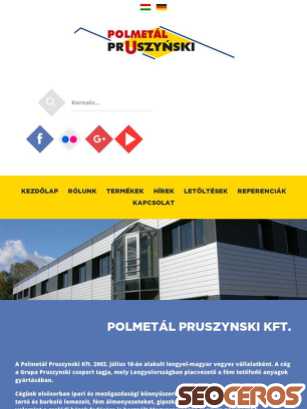 pruszynski.hu tablet előnézeti kép