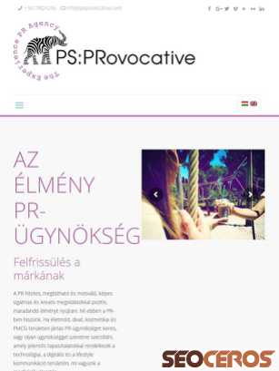 psprovocative.com tablet előnézeti kép