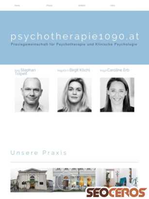 psychotherapie1090.at tablet preview