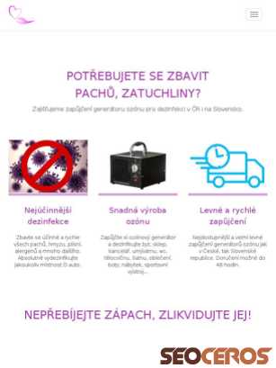 pujcovna-ozonu.cz tablet förhandsvisning