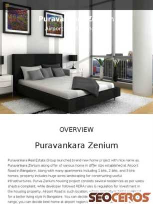 puravankarazenium.ongoingproperty.com tablet anteprima