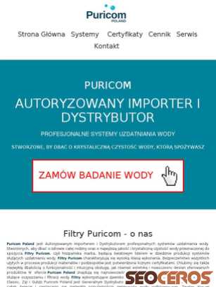 puricom.pl tablet Vorschau