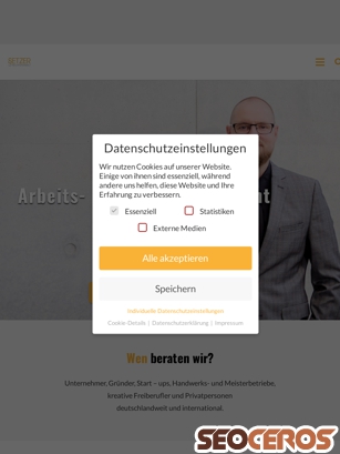 ra-setzer.de tablet obraz podglądowy