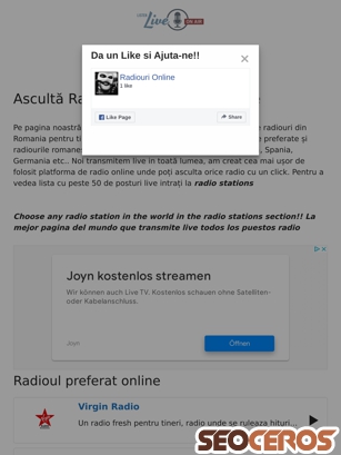 radiouri.online tablet anteprima