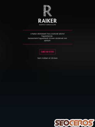 raiker.hu tablet Vista previa