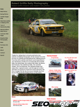 rallyphotos.co.uk tablet preview