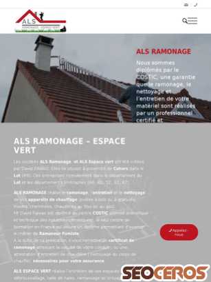 ramonage-espace-vert.fr tablet preview