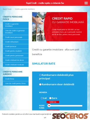 rapidcredit.ro/credit-rapid-cu-garantie-imobiliara tablet previzualizare