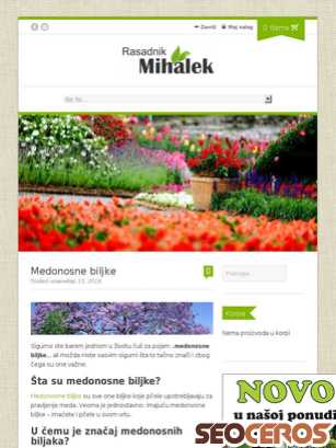 rasadnikmihalek.com/medonosne-biljke tablet előnézeti kép
