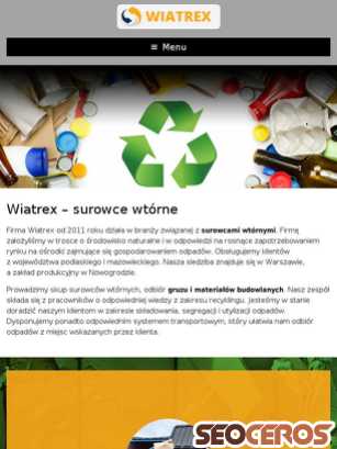 recyklingwiatrex.com.pl tablet prikaz slike