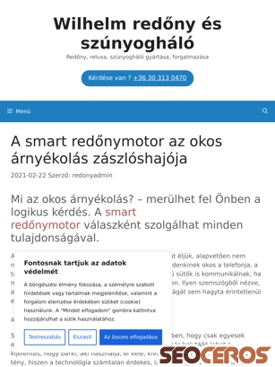 redonynet.com/a-smart-redonymotor-az-okos-arnyekolas-zaszloshajoja tablet náhľad obrázku