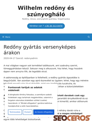 redonynet.com/redony-gyartas-versenykepes-arakon tablet obraz podglądowy