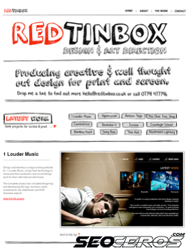 redtinbox.co.uk tablet Vorschau
