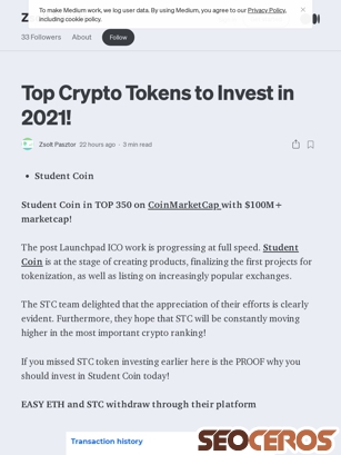 regressive11.medium.com/top-crypto-tokens-to-invest-in-2021-159123aa5d0b tablet anteprima