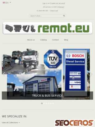 remanufactured-truck-parts.myshopify.com tablet preview