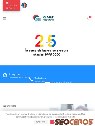 remedlab.ro tablet preview