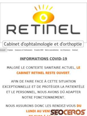 retinel.fr tablet Vista previa