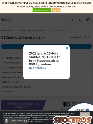 rextra.hu/i--professzionalis-orvosi-eszkozok/01-diagnosztikai-eszkozok tablet előnézeti kép