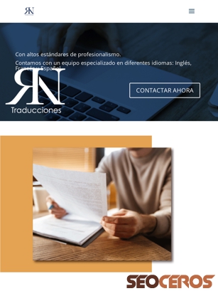 rntraducciones.com tablet előnézeti kép