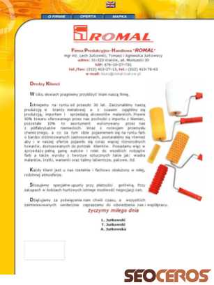 romal.krakow.pl tablet previzualizare