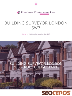 rosecroftconsultants.com/building-surveyor-london-sw7 tablet förhandsvisning