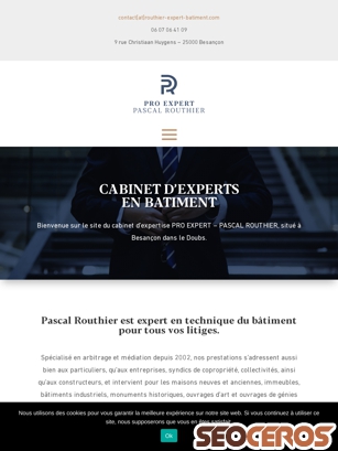 routhier-expert-batiment.com tablet preview