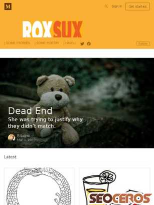 roxsux.com tablet प्रीव्यू 