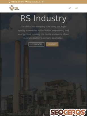 rsindustry.sk tablet preview