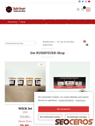 ruhrfeuer.de/shop tablet náhled obrázku