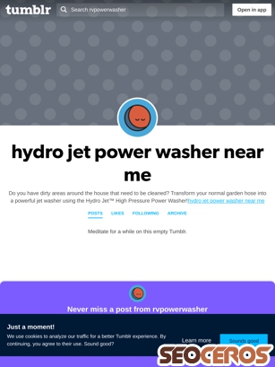 rvpowerwasher.tumblr.com tablet preview