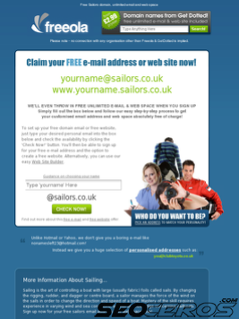 sailors.co.uk tablet previzualizare