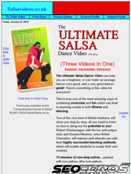 salsavideos.co.uk tablet previzualizare