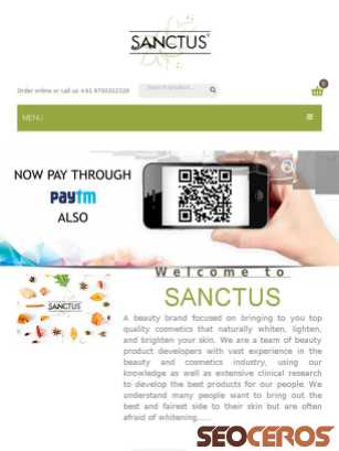 sanctusonline.com tablet prikaz slike