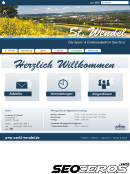 sankt-wendel.de tablet előnézeti kép