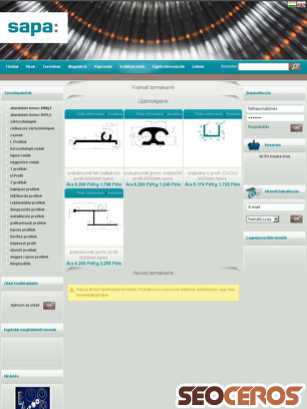 sapa-webshop.hu tablet előnézeti kép