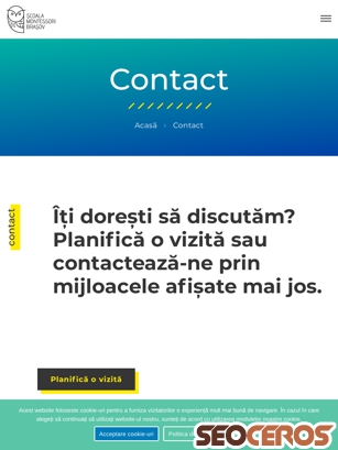 scoalamontessoribrasov.ro/contact tablet förhandsvisning